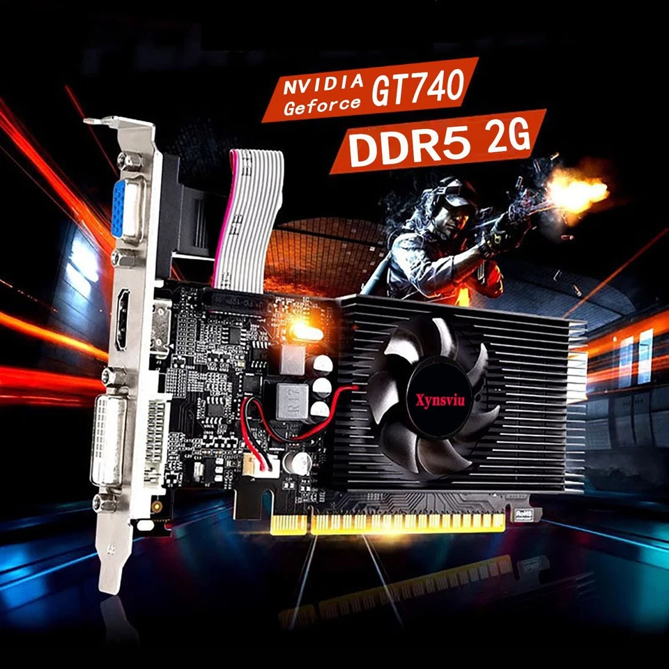 Xynsviu  Nvidia Geforce GT 740 2GB Low profile Graphics Card for Gaming PC - Image 3 of 4