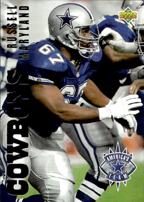 1993 Upper Deck Russell Maryland America's Team AT11 Dallas Cowboys