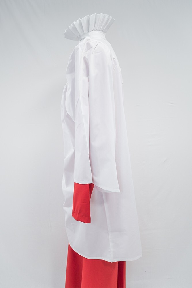 Adults Choristers Ruff Choir Gown White Collar Church Accessory eBay