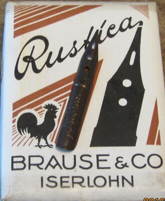 BRAUSE RUSTICA NIBS:# 7: Lots of 10 Dip Pen Nibs