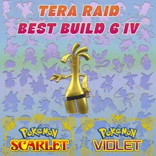 GHOLDENGO TERA RAID POKEMON BEST BUILD 6 IV POKEMON SCARLET VIOLET