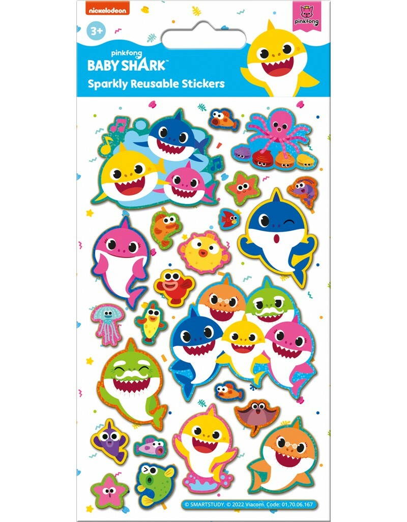 Shark Planner Stickers - 200 Half-Inch Round Opaque Craft Stickers For Calendars & Scrapbooking