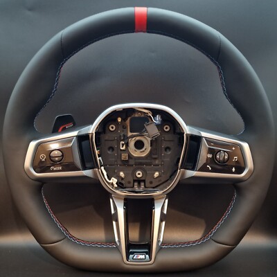 BMW Steering wheel Black IXM IX1 IX7 3 5 6 7 8; 1 Shifter OEM NEW