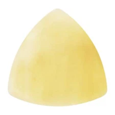 White Buffalo Horn Guitar Or Bass Pick - 1.5 mm - 346 Triangle Exotic Plectrum