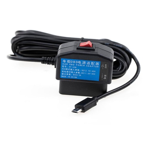 24 Hours Parking Monitor Charger OBD To USB Adapter Power Cable Z4Y6 - Photo 4 sur 18