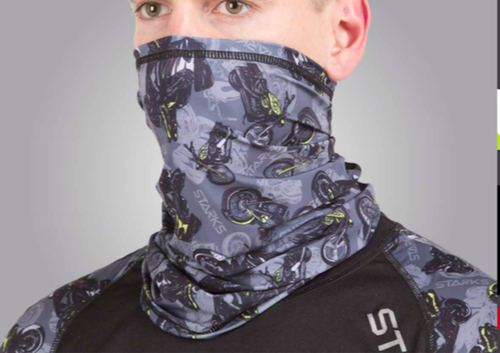 Multifunktionstuch / Schlauchtuch mit dem exklusiven Moto Druck von STARKS® — LC0064