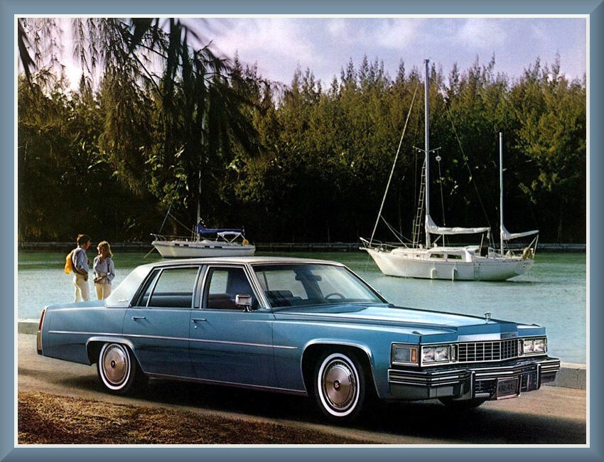 1977 Cadillac Sedan DeVille Blue, Toolbox - Refrigerator Magnet