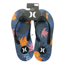 Hurley Men's Beach Flip-Flops Sandals Floral