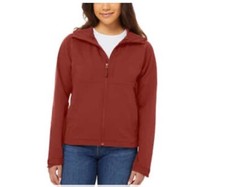 Kirkland Hooded 4-way Stretch Water Repellent Wind Resistant Jacket Red Xl New