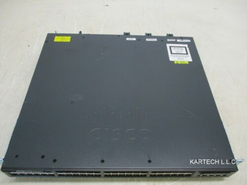 Cisco Catalyst WS-C3650-48TS-S 4X1G 3650 Series Gigabit Ethernet Network Switch - Picture 4 of 6