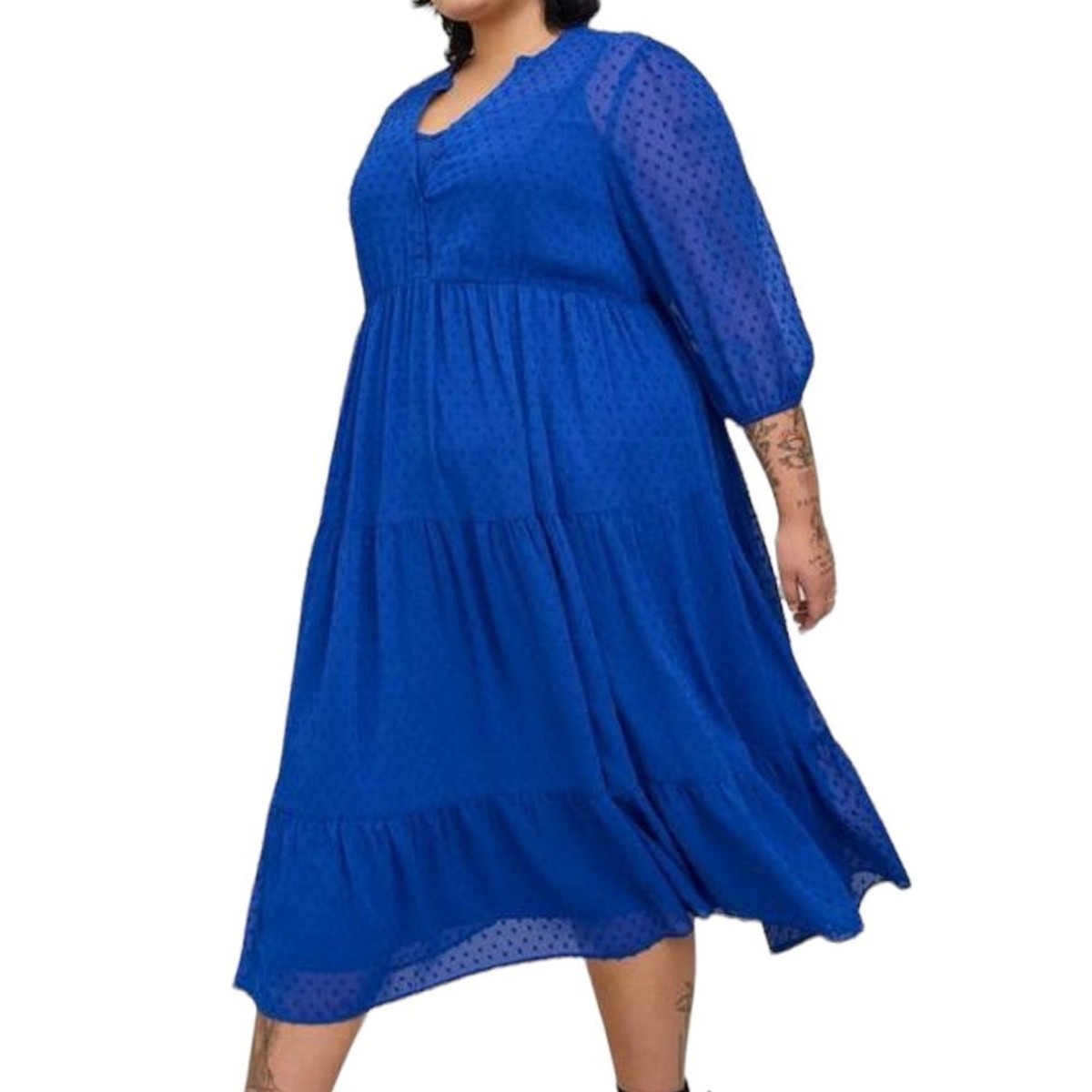 chinese dress ladies Toulouse maxi dress in brown dot main image 0