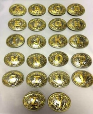 Initial Belt Buckles Alphabet Letter Texas Usa Rodeo Western Cowboy Fashion Men