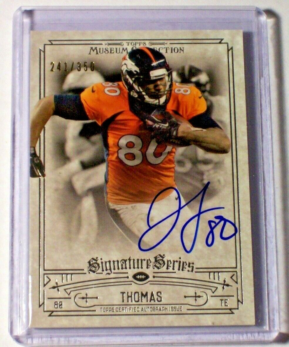 2014 Topps Museum Collection Signature Series Autograph Julius Thomas /350