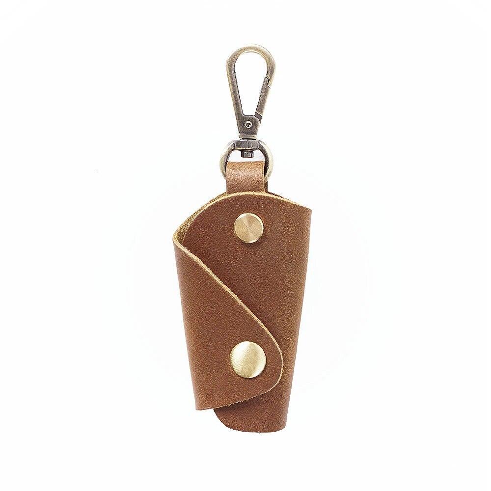 Genuine Leather Personalized Portable Mini- Key Package Fashion Creative Waist