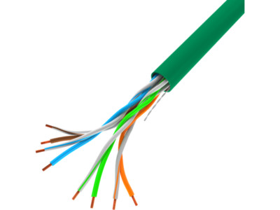 5901969429596 LANBERG LAN UTP KABEL 100MB/S 305M DRAHT CCA GRÜN Lanberg