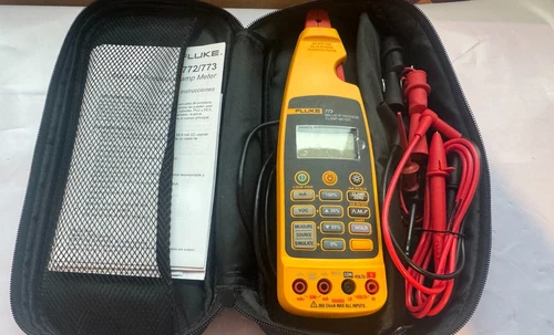 Fluke 773 Digital Milliamp Process Clamp Meter with Lead and Soft Case #1