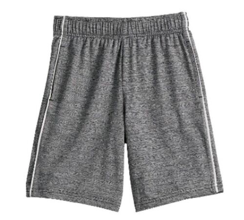 Neu mit Etikett Jumping Beans Jungen aktive Shorts mit Rohrleitung Größe 6 schwarz/weiß kostenloser Versand