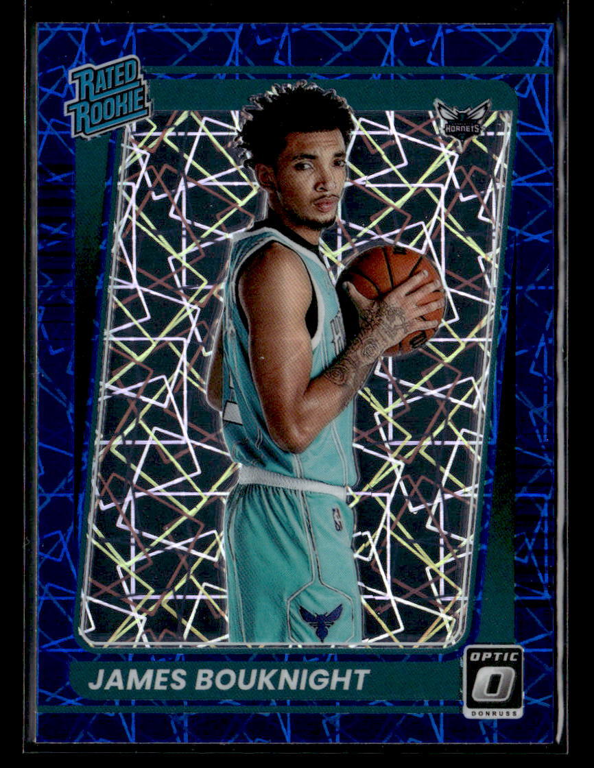 James Bouknight 2021-22 Donruss Optic #151 Blue Velocity Charlotte Hornets