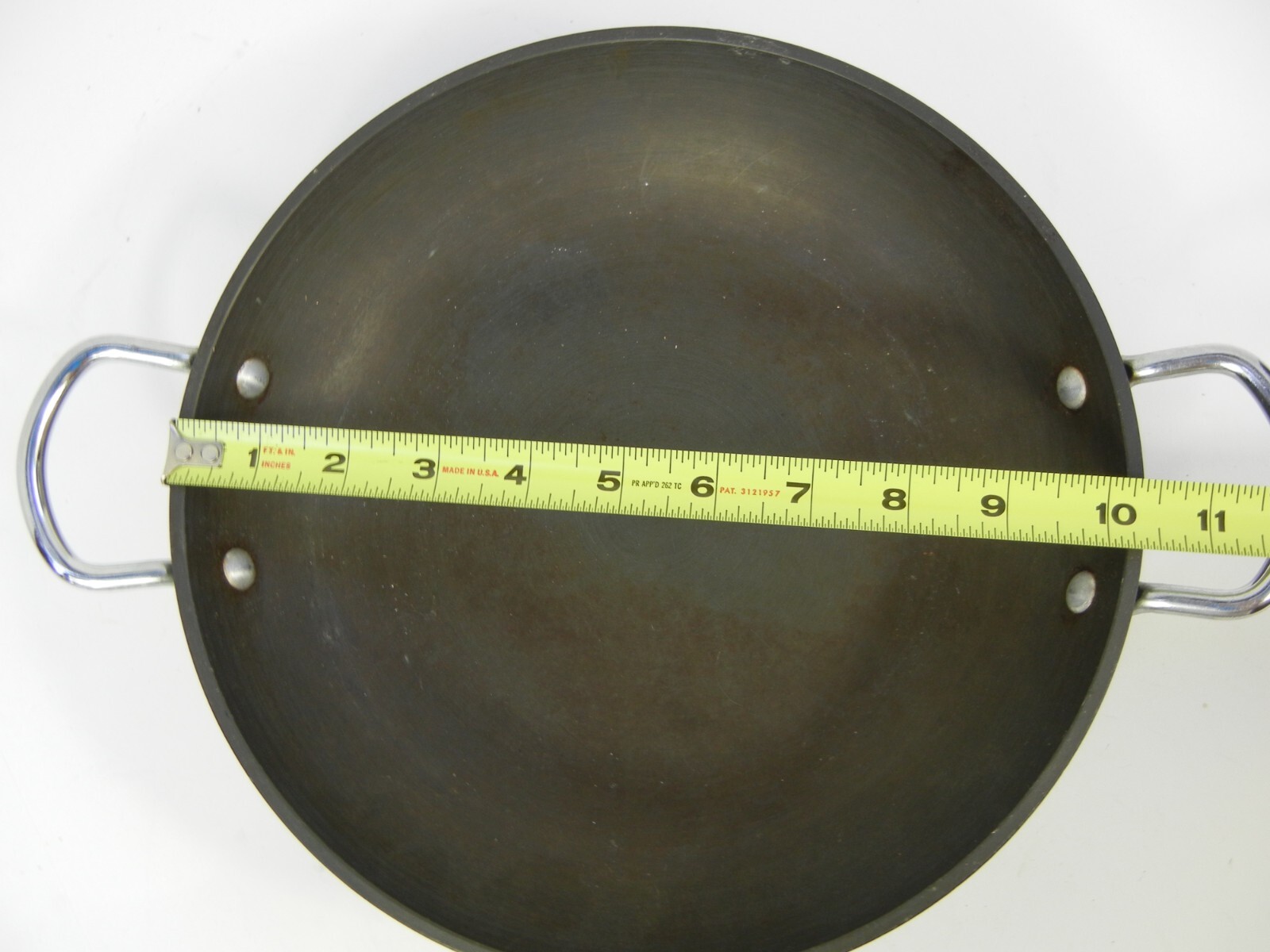 VINTAGE COMMERCIAL ALUMINUM CALPHALON 10" 1380 Everyday/Paella Pan eBay