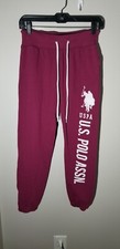 Polo, U.S. ASSN red joggers youth small