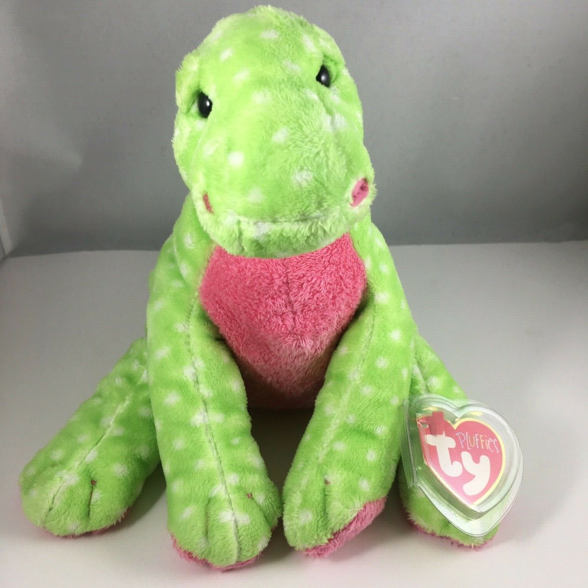 TY Pluffies - STOMPS the Dinosaur (9 Inch) Stuffed Animal Plush