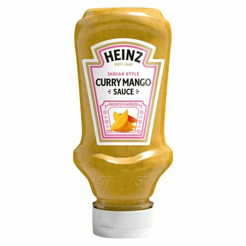 Heinz Curry Mango Sauce 225g / 7.93oz BBQ Grill Squeeze from