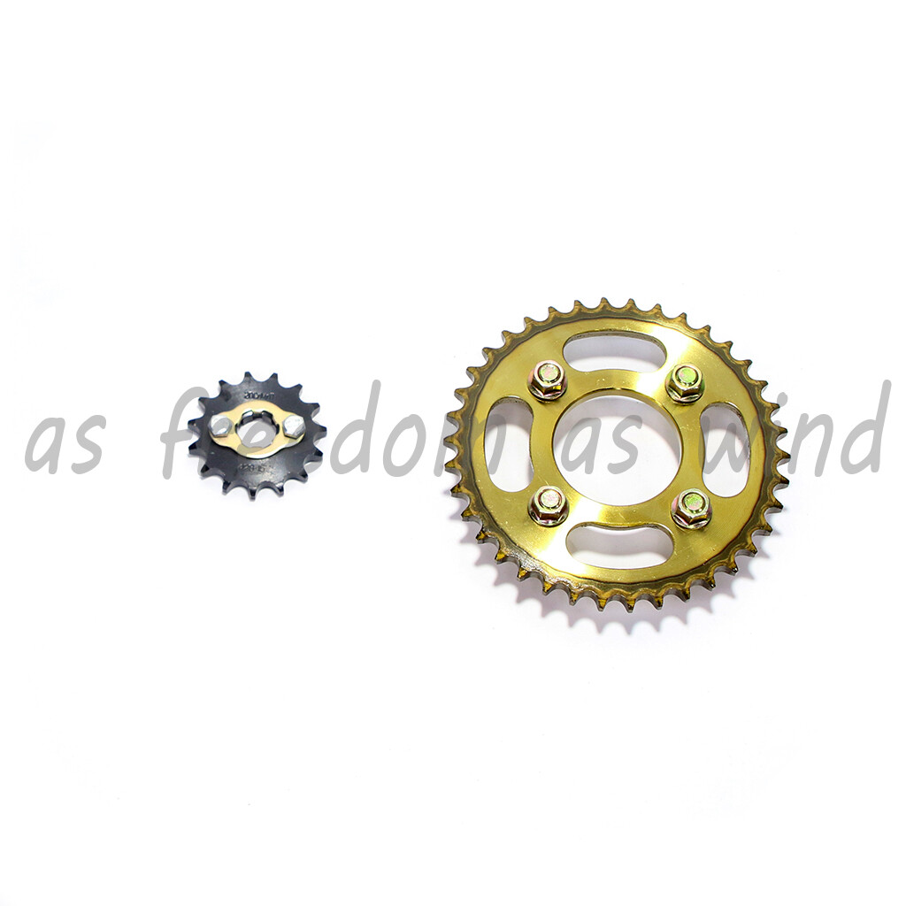 58mm 428 Chain 38T Rear 15T Front Sprocket for CG125 ZJ125 58mm 428 Chain 38T Rear 15T Front Sprocket for CG125 ZJ125