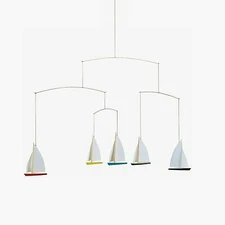 Handmade Sailboats Yachts Crib Nursery Baby Mobile Hanging Kids Room Home Décor