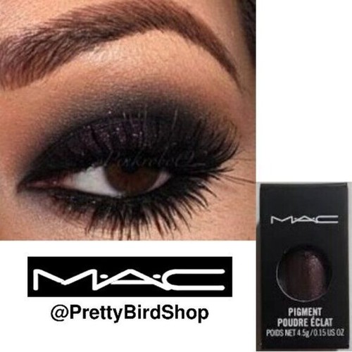 Last one! MAC DEEP PURPLE Pigment eye shadow Glitter NEW in box shimmer - Picture 2 of 4