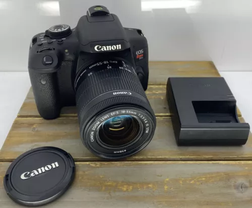 Canon EOS Rebel T6i Digital SLR with EF-S 18-55mm IS STM Lens - Wi-Fi Enabled