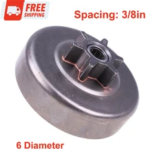 3/8 Sprocket Clutch Drum - Poulan Jonsered P3314 P3416 P3516 P3818 McCulloch 842