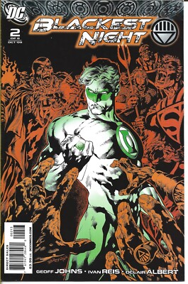 BLACKEST NIGHT #2 2ND PRINT DC COMICS 2009 BAGGED AND BOARDED | eBay