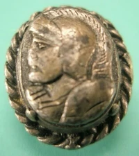 Cameo Mean Face Head Vintage Lapel Pin Tie Tack soldier warrior y29