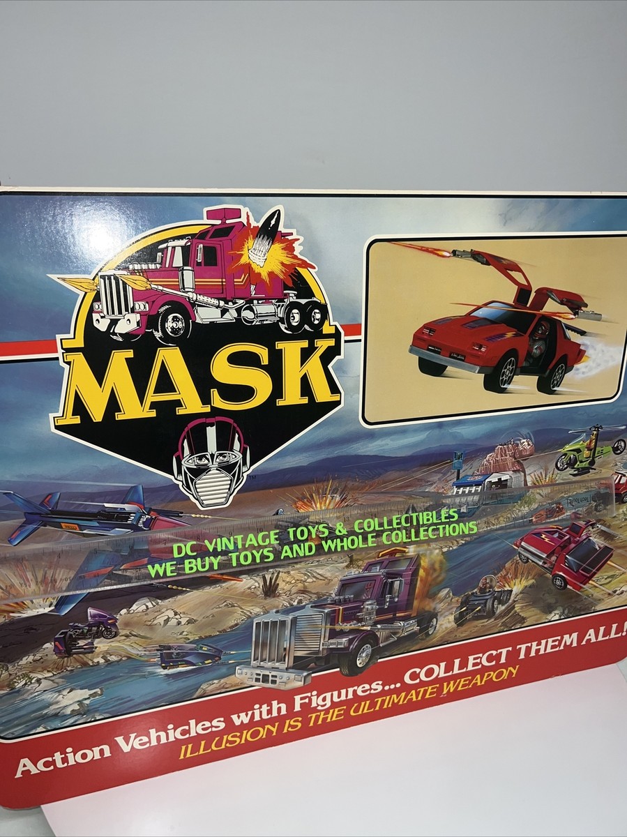 Vintage 1985 Kenner MASK RHINO Thunderhawk Switchblade Store 