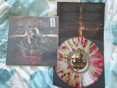 OLD MANS CHILD SLAVES OF THE WORLD 12''CLEAR SPLATTER VINYL LP NEW