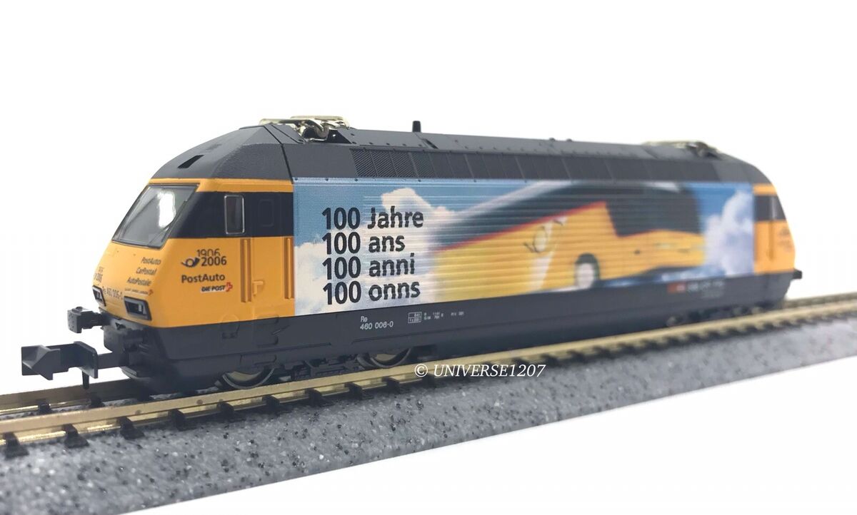 N Scale Kato/Lemke K137111 SBB Re4/4 460 Electric Locomotive N Scale Kato/Lemke K137111 SBB Re4/4 460 Electric Locomotive