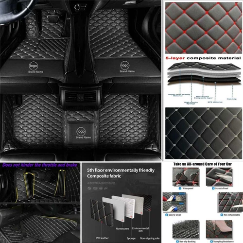 For Porsche Panamera 2010-2025 Car Floor Mats Custom All Weather PU Cargo Liners - Picture 24 of 40