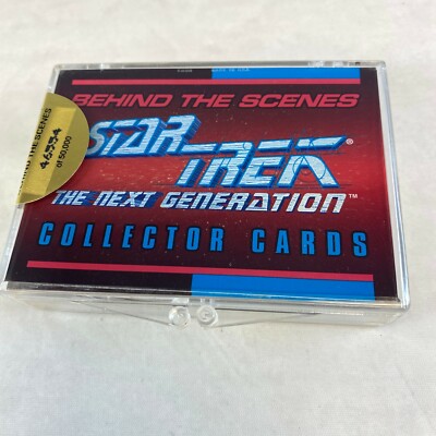STAR TREK THE NEXT GENERATION Sealed BEHIND THE SCENES 39 Card Set (#/50,000)
