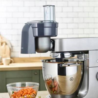 Original Kenwood Zubehör KAX400 Würfelschneider/Würfler Edelstahlscheibe