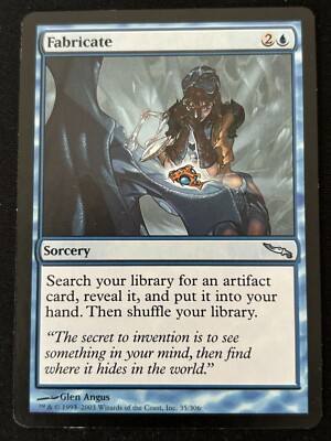 fabricate mtg card MtG Mirrodin Uncommon Fabricate #35