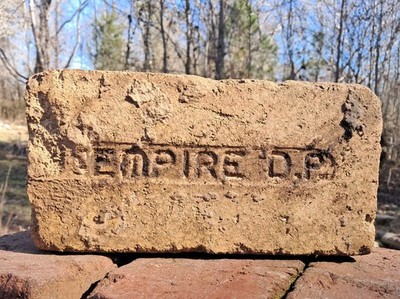 ANTIQUE Stamped  EMPIRE D.P. brick