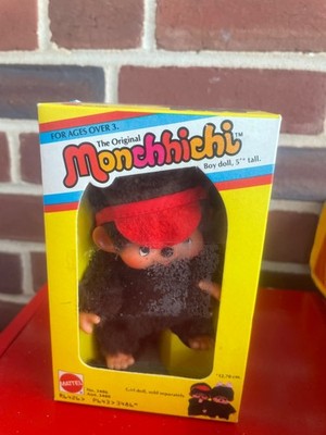Mattel Monchhichi Doll Vintage 5” Boy 1974 NIB Sealed | eBay