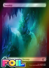 x1 Swamp FOIL FIN Final Fantasy MTG 301 FULL ART BASIC LAND M/NM 1x