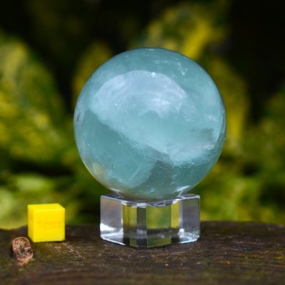 Green Fluorite Crystal Sphere | Clarity   Focus   Emotional Balance