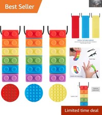 Food-Grade Silicone Chewy Necklaces - Calming Sensory Toys for Autistic Kids