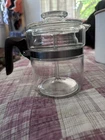 Vintage Pyrex 4 Cup 7824B Coffee Pot Stovetop Clear Glass