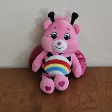8" Basic Fun Carebear Cheer Bear Lady Bug Plush Doll Toy 