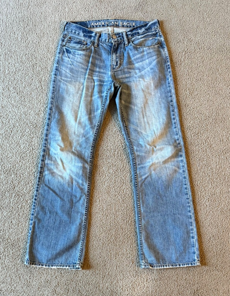 's Thin Denim Blue Jeans - Size 30 X 32