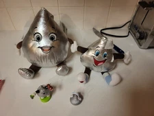 Vintage Hershey's Kiss Plushies And Toy