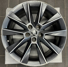 1x Original Skoda "Savio" Felge 7x17 ET46 5x100 5JJ601025F HA7 Fabia 3 Rapid